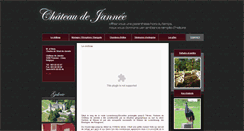 Desktop Screenshot of chateaudejannee.com